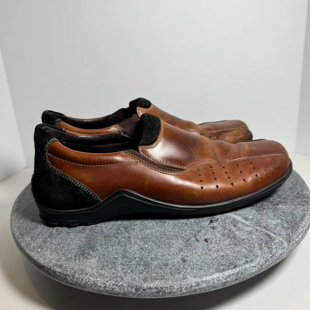 Cole Haan Country Trucker Leather Brown Clogs Shoes 9 9.5